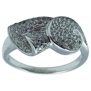 انگشتر نقره زنانه سلین کالا مدل برلیان ce-As227