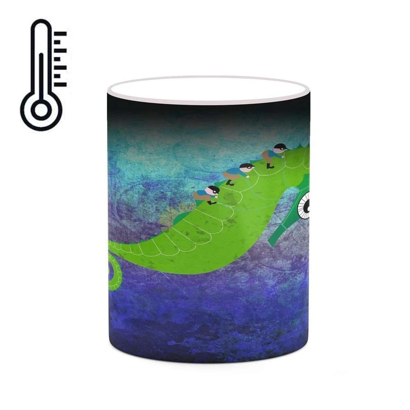 ماگ حرارتی کاکتی مدل نقاشی کارتونی کد mgh18782