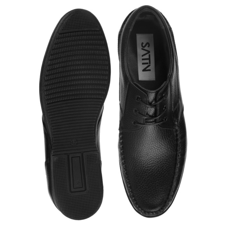 کفش مردانه ساتین مدل چرم طبیعی کد 2D503 -  - 2