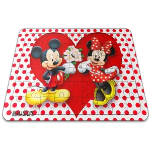 پازل 54 تکه نمااستور طرح میکی موس و مینی موس کد 1024