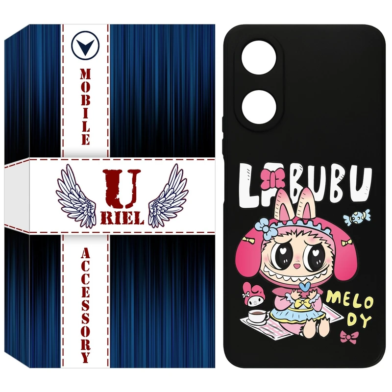 کاور یوریل قاب مدل KSH کد 140 طرح عروسک لبوبو مناسب برای گوشی موبایل آنر X5 Plus