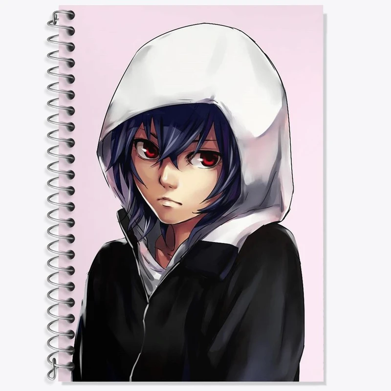 دفتر لغت 50 برگ خندالو مدل کریشیما انیمه توکیو غول Tokyo Ghoul کد 11918