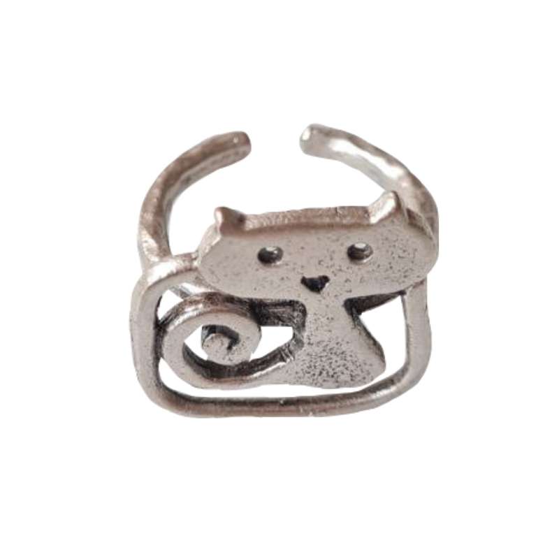 انگشتر زنانه مدل گربه