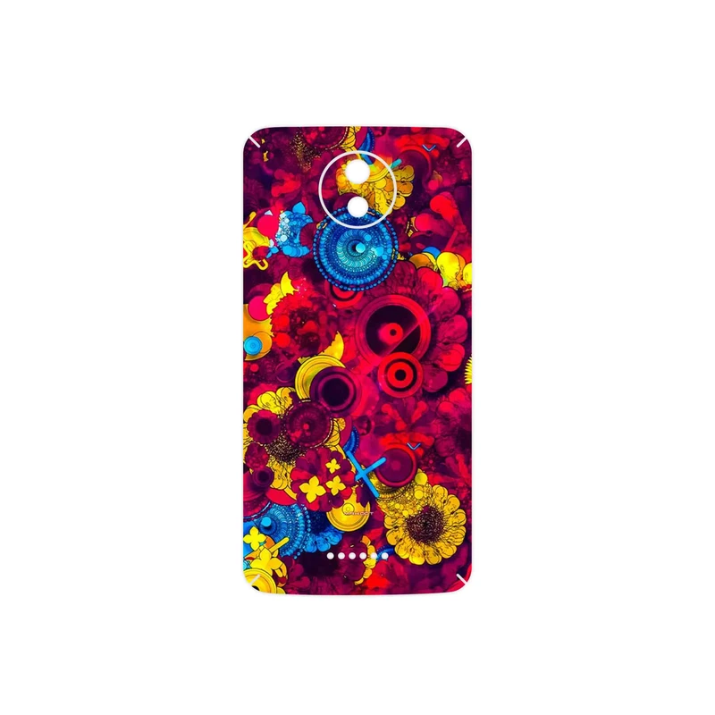 برچسب پوششی ماهوت مدل Vector Flower Garden Digital Art مناسب برای گوشی موبایل موتورولا Moto C Plus