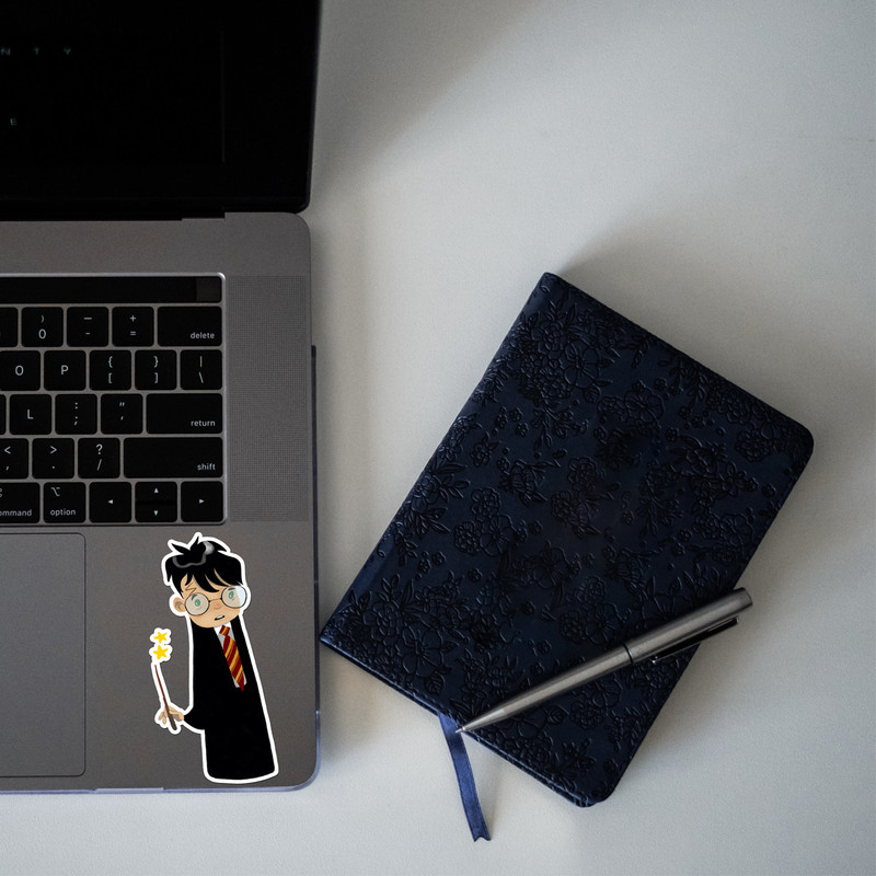 استیکر لپ تاپ مدل هری پاتر