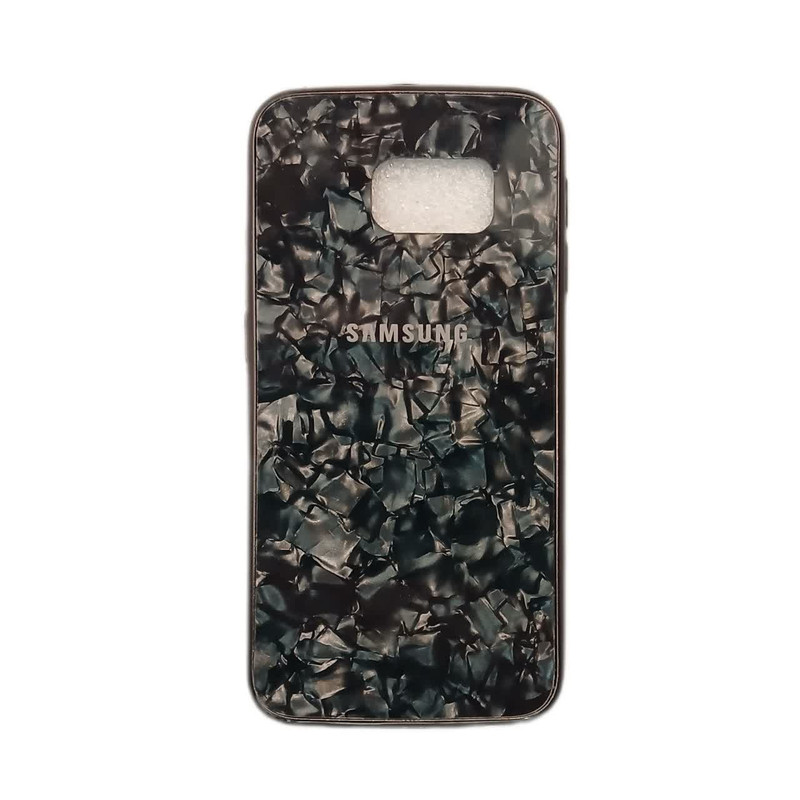 کاور مدل 008225/4510 طرح سنگی براق 11 مناسب برای گوشی موبایل سامسونگ Galaxy s7 edge