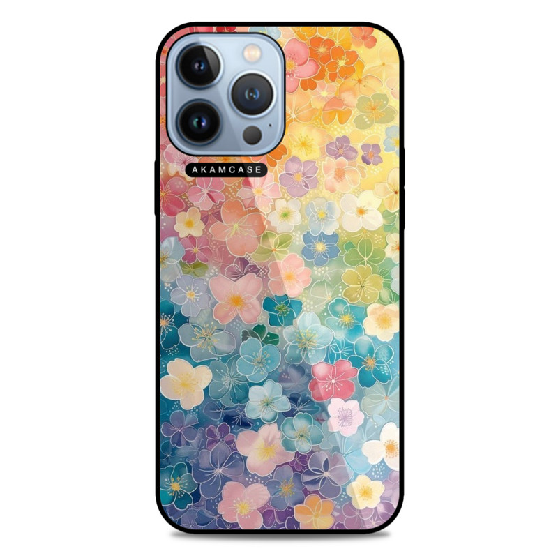 کاور آکام مدل AMC-WA13PROMAX-FLOWERS-27 مناسب برای گوشی موبایل اپل iPhone 13 Pro Max