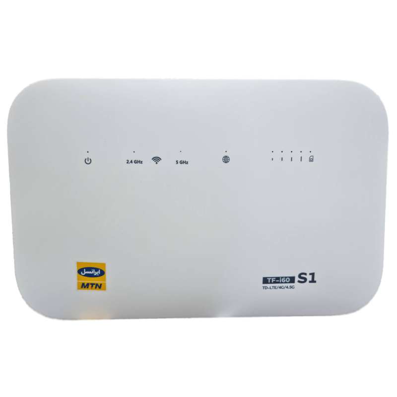 مودم 4G/TD-LTE ایرانسل مدل TF-i60 S1 به همراه سیم کارت دو قلو