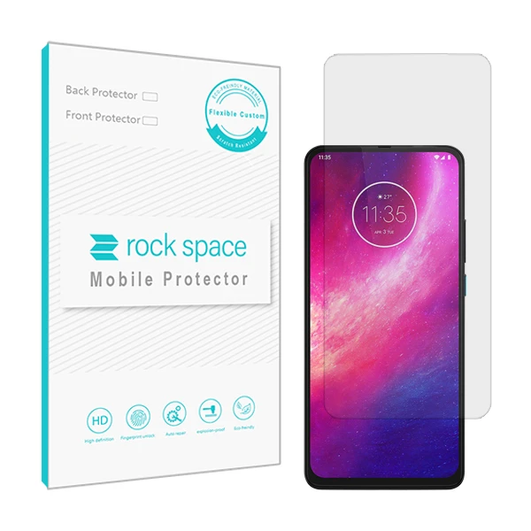 محافظ صفحه نمایش شفاف راک اسپیس مدل HyGEL مناسب برای گوشی موبایل موتورولا One hyper