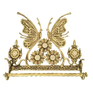 جا حوله ای برنزی طرح پروانه کد 243