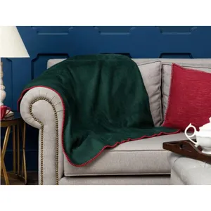 شال مبل مادام کوکو مدل Étoile Single Plain Cotton سایز 170x130 سانتیمتر 