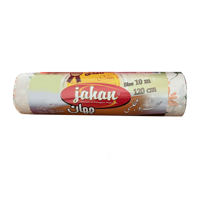 سفره یکبار مصرف کاغذی جهان پلانگتون مدل گل دار رول 10 متری سفره یکبار مصرف کاغذی جهان پلانگتون مدل گل دار رول 10 متری