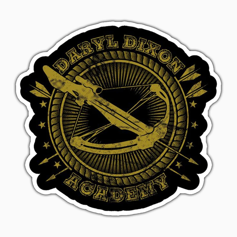 استیکر لپ تاپ و موبایل بووم طرح Daryl Dixon Academy کد FR54