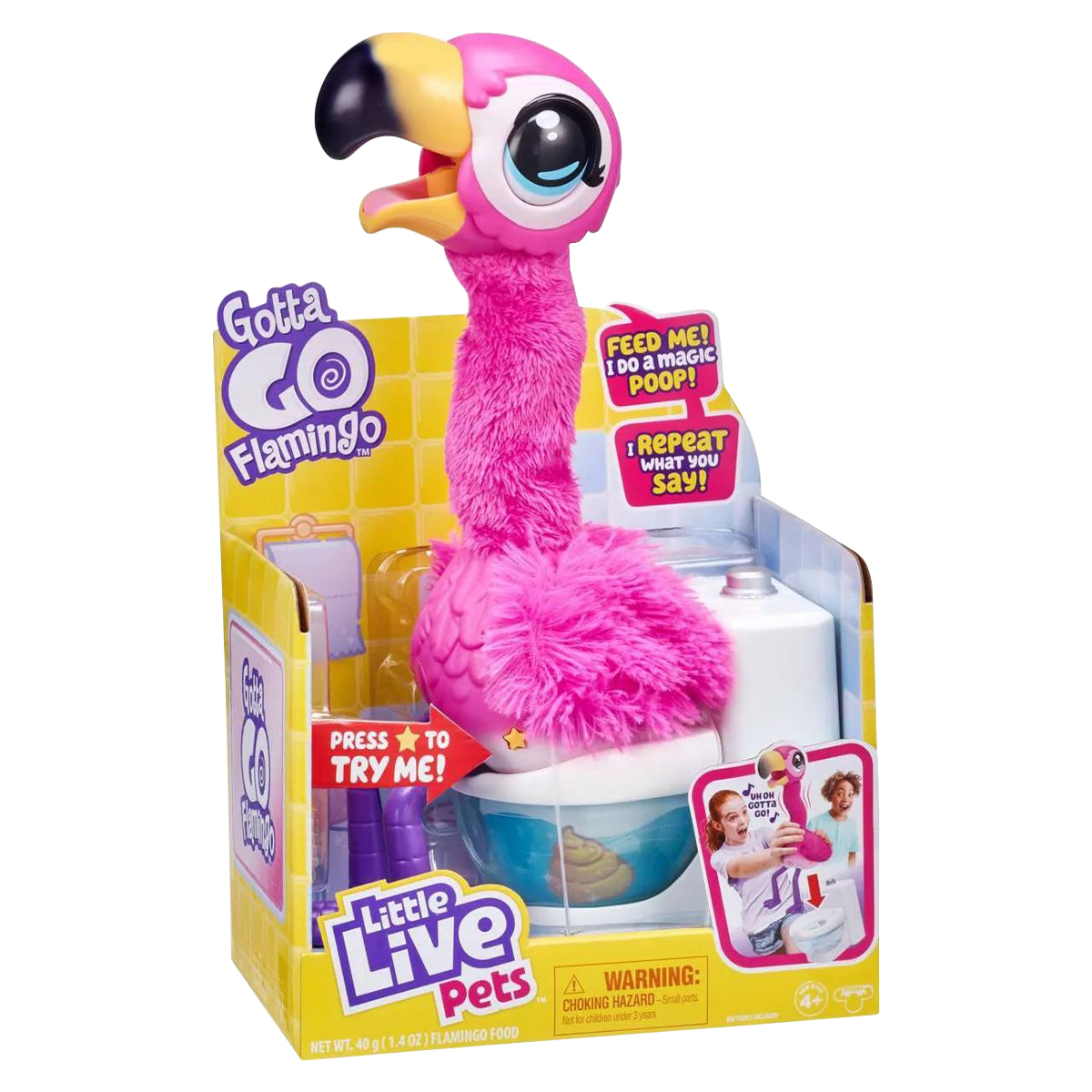 little live pets gotta go flamingo toy