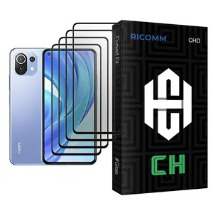 Ricomm CH Glass MIX004 Screen Protector For Xiaomi Mi 11 Lite Pack Of 4