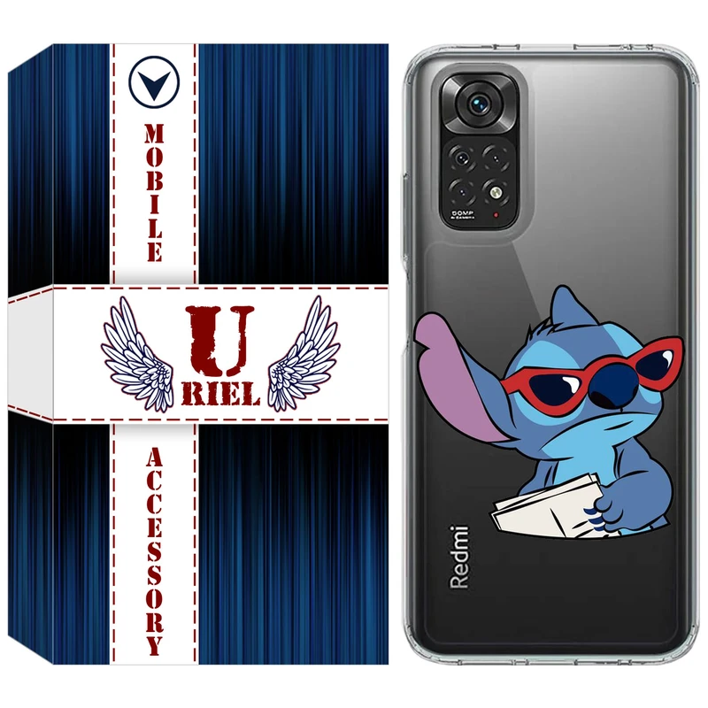 کاور یوریل مدل Clear کد 69 طرح  استیچ مناسب برای گوشی موبایل شیائومی Redmi Note 11 4G / Redmi Note 11S