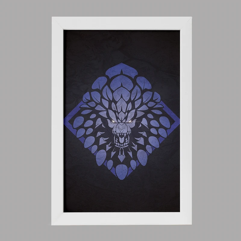 تابلو خندالو مدل بازی شکارچی هیولا (Monster Hunter) کد 33271