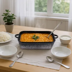 ظرف سرو سرامیکی بومی مدل ماربل