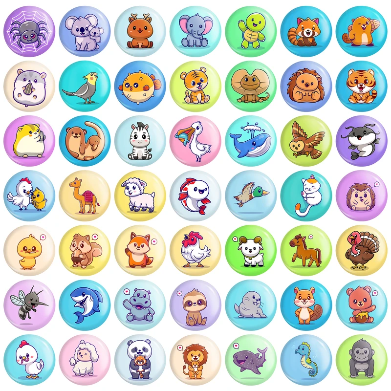 پیکسل خندالو مدل حیوانات کیوت و بامزه کد 139 مجموعه 49 عددی