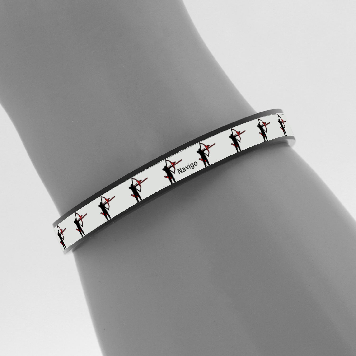 دستبند ناکسیگو طرح تیر اندازی با کمان مدل BR5422 -  - 4