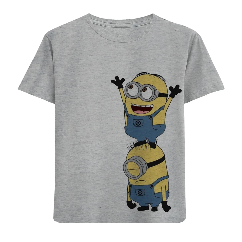 تی شرت آستین کوتاه پسرانه مدل مینیون F944