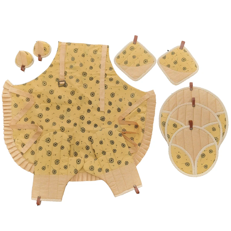 سرویس 10پارچه آشپزخانه طرح قاصدک