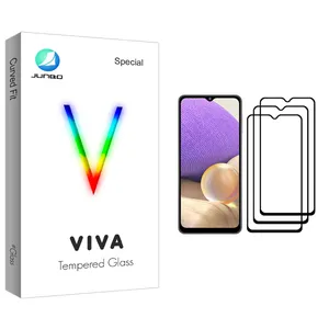 Junbo Viva Glass Screen Protector For Samsung Galaxy A32 Pack Of 3
