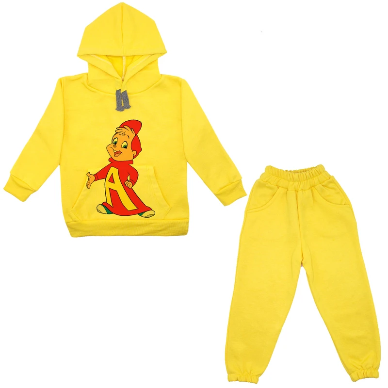 ست هودی و شلوار پسرانه مدل سنجاب A10