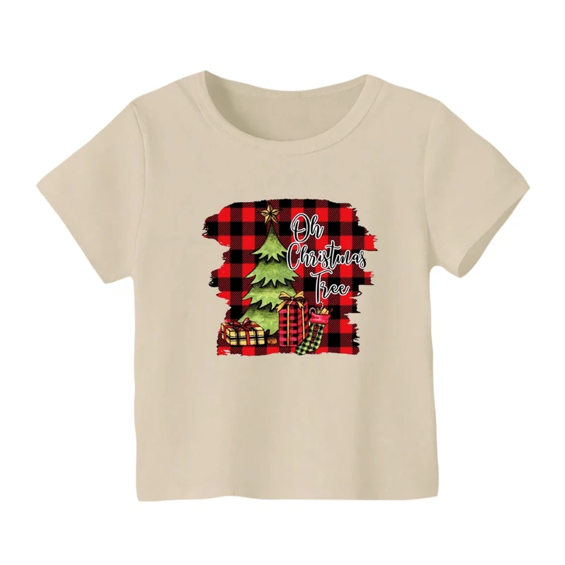 تی شرت آستین کوتاه بچگانه مدل نوشته کریسمس کد 2