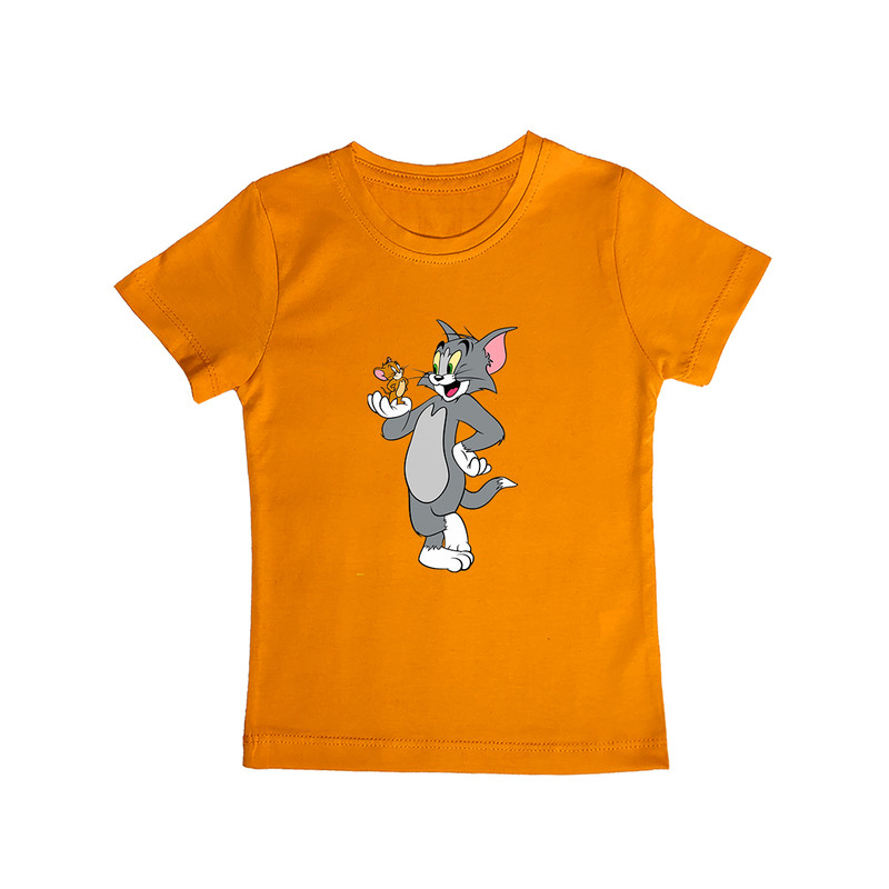تی شرت آستین کوتاه پسرانه مدل Tom&jerry Og041