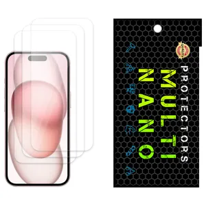 Multi Nano X-S3N Screen Protector For Apple iPhone 15 Pack of 3