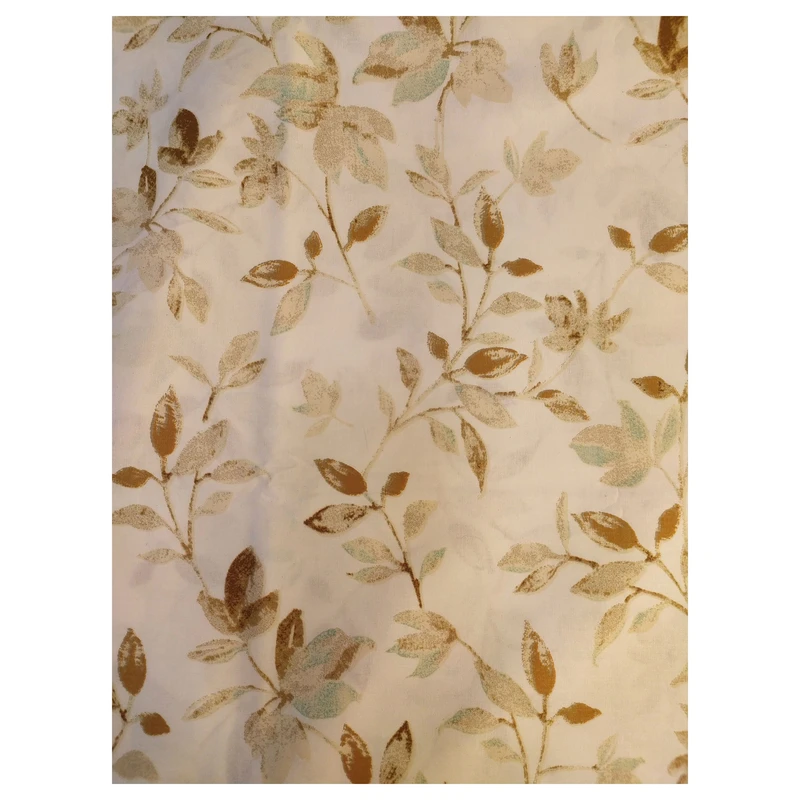 ملحفه کتان نخ پانیذ پود مدل پرنیان کد P117-1 دو نفره سایز 235x220 سانتی‌متر
