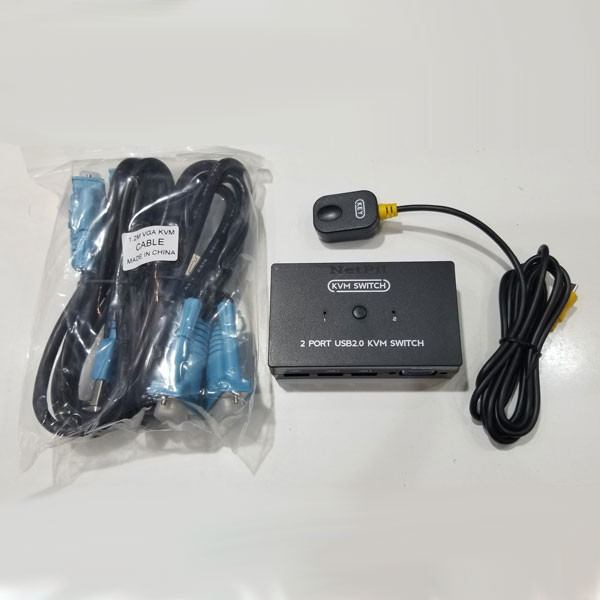 سوییچ دو پورت نت پیل مدل NP-201UK 1