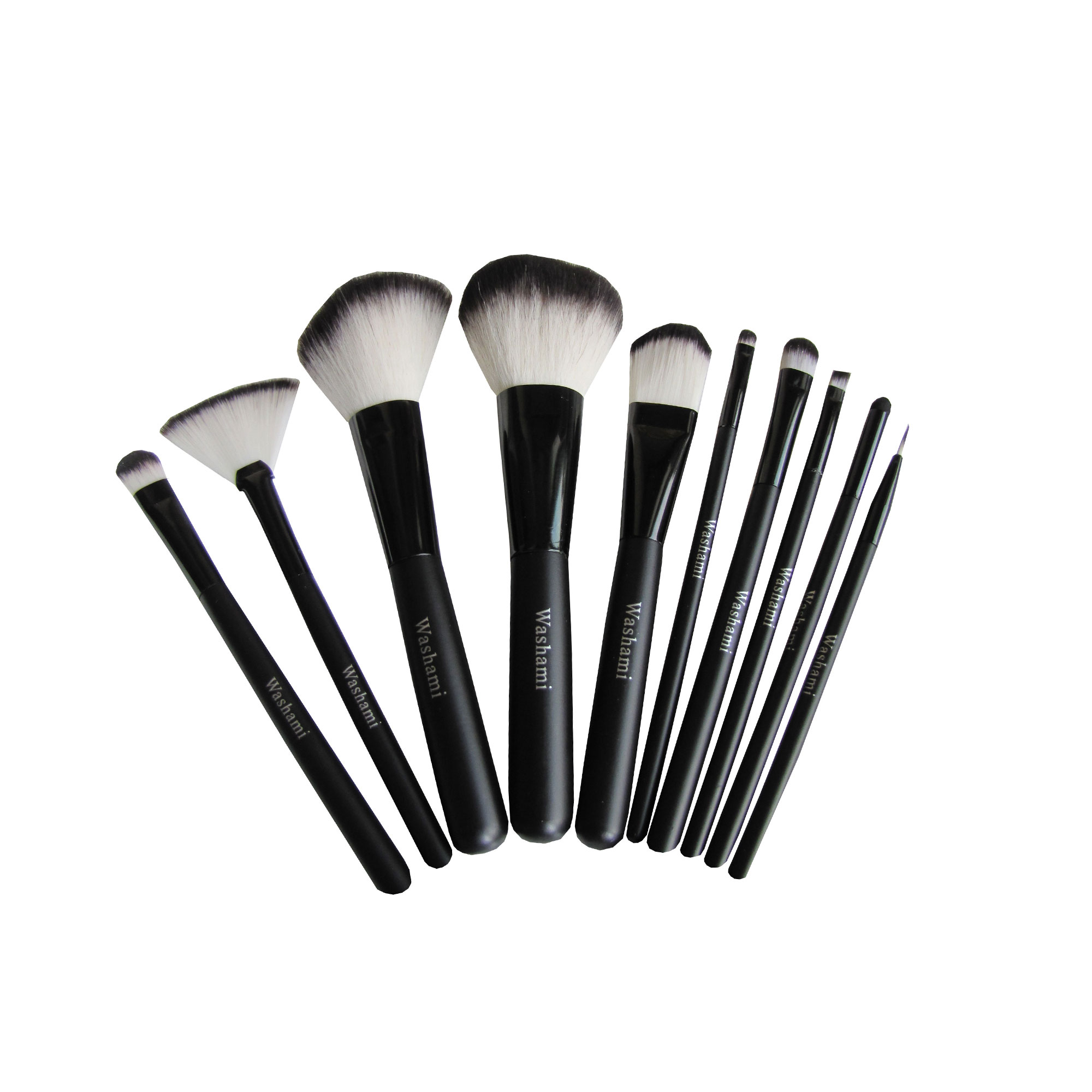 ست برس آرایشی واشامی کد 200 بسته 10 عددی