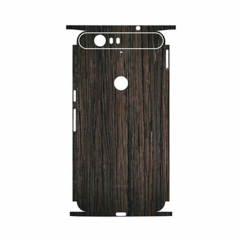 برچسب پوششی ماهوت مدل Burned Wood-FullSkin مناسب برای گوشی موبایل گوگل Nexus 6P