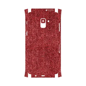 MAHOOT Fabric Texture 4-FullSkin Cover Sticker for Samsung Galaxy A8 Plus 2018