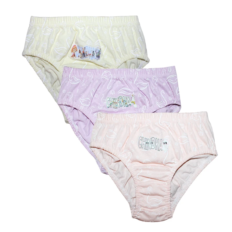 شورت اسلیپ دخترانه چیندکا مدل سوپر پنبه کد  2029 مجموعه 3 عددی