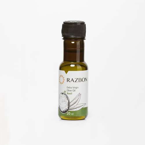 روغن زیتون با بو فرابکر تک نفره با طعم ریحان رزبن - 20 میلی لیتر