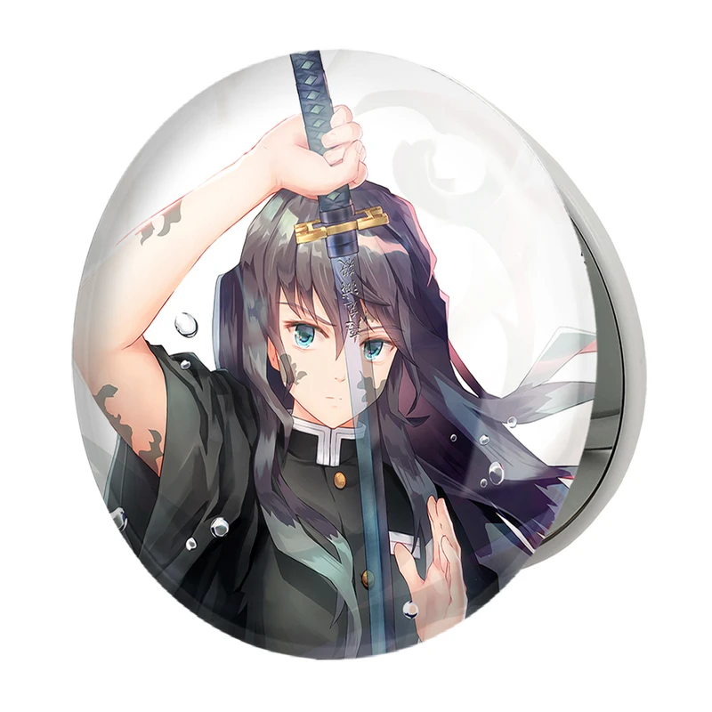 آینه جیبی خندالو طرح مویچیرو توکیتو انیمه شیطان کش مدل تاشو کد 27040 