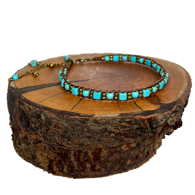 پابند زنانه دل تافته مدل فیروزه Dl_A09