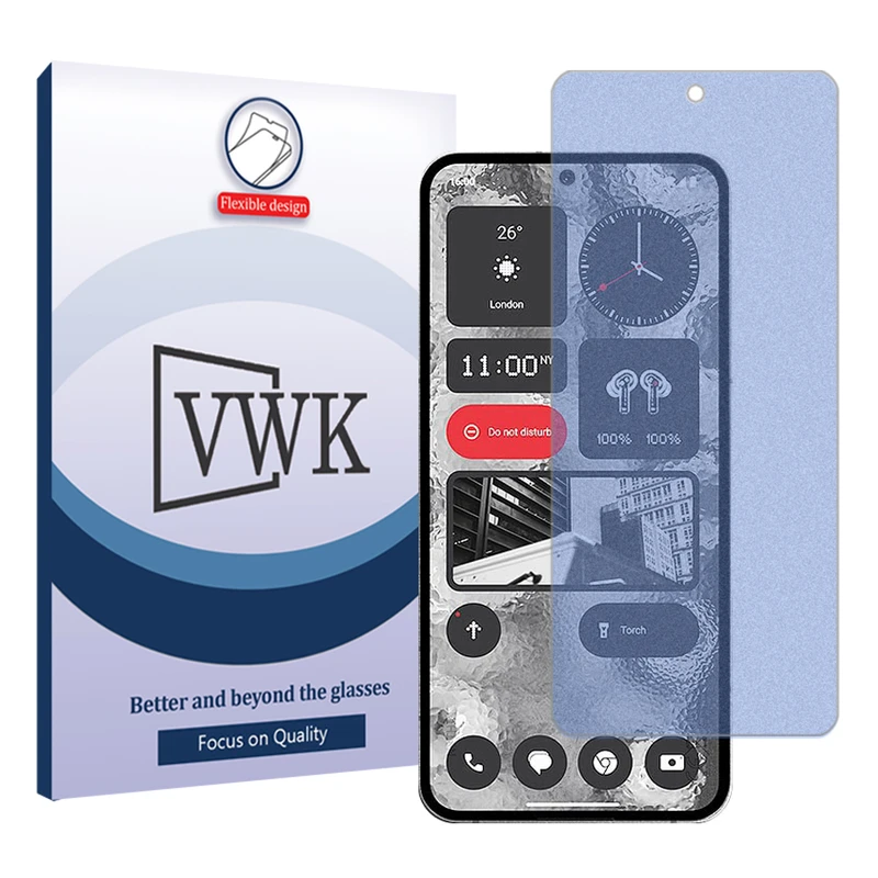 محافظ صفحه نمایش مات آنتی بلو وی دبلیو کی مدل Tough مناسب برای گوشی موبایل ناتینگ فون 2