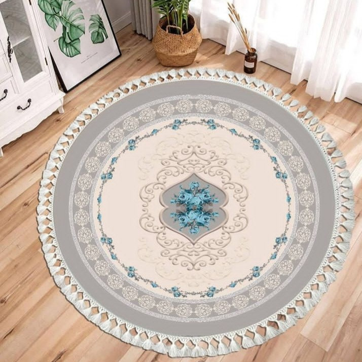 فرش پارچه ای مدل دایره کد 501