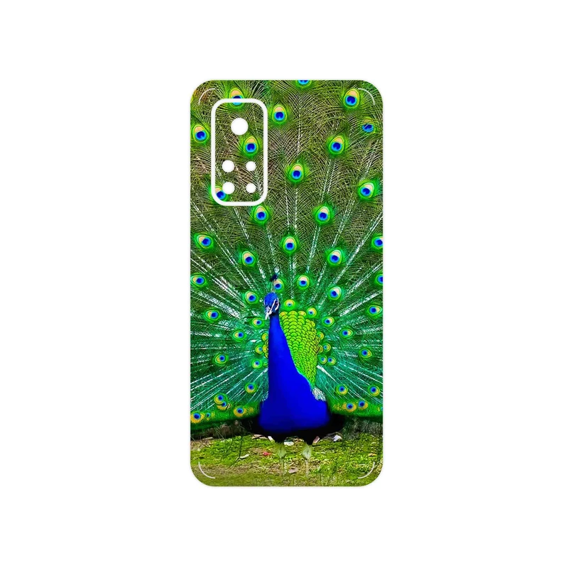 برچسب پوششی ماهوت مدل Peacock مناسب برای گوشی موبایل شیائومی Mi 10T Pro 5G