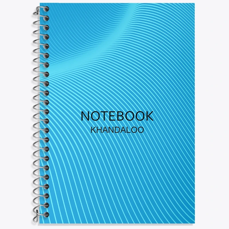 دفتر زبان 50 برگ خندالو مدل سه خط طرح کلاسیک کد N272