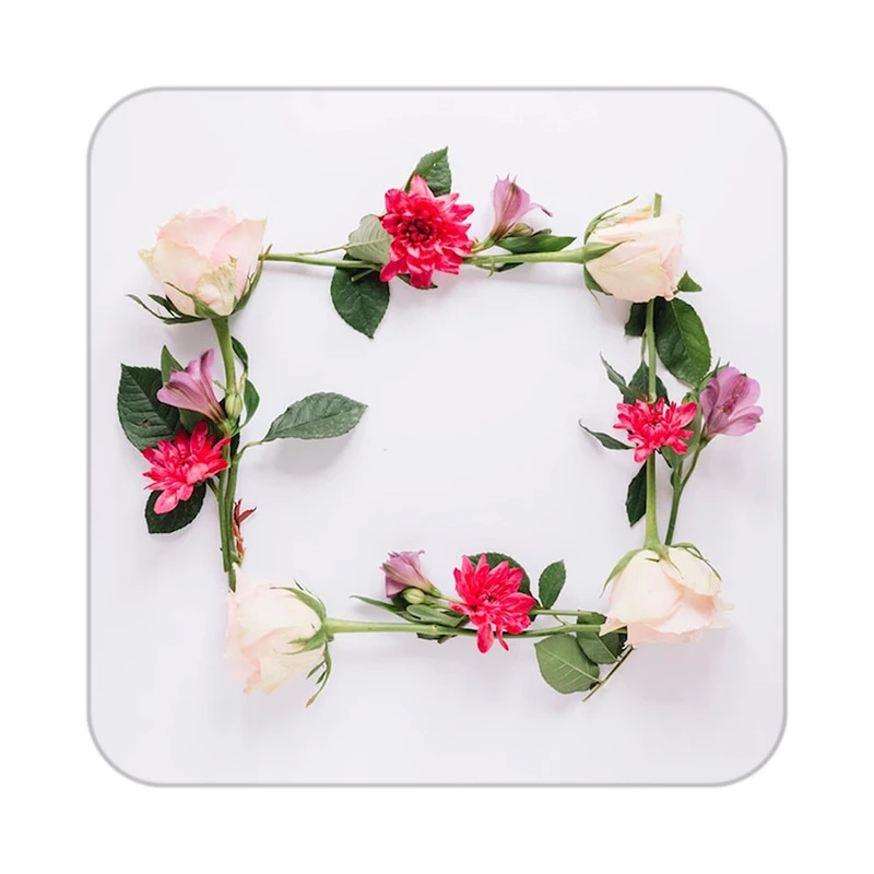 زیر لیوانی کاکتی طرح گل مدل mp17608