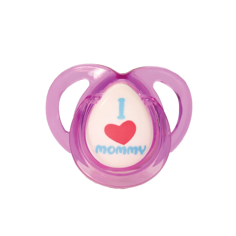 پستانک ارتودنسی یومامی مدل کلاسیک دسته دار طرح I Love Mommy