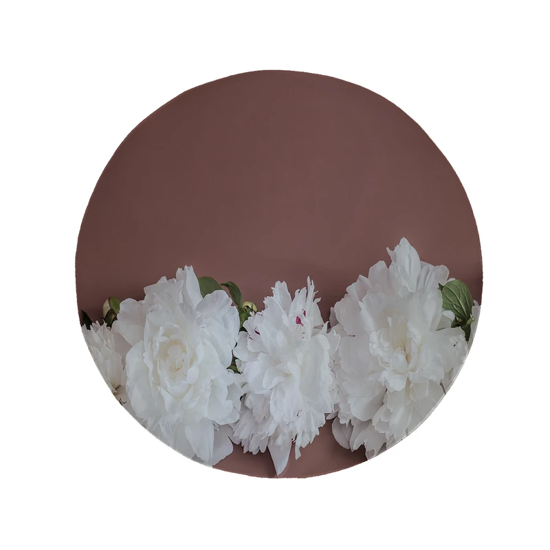 پادری مدل دایره طرح گل کد 8304 سایز 90 × 90 سانتی متر