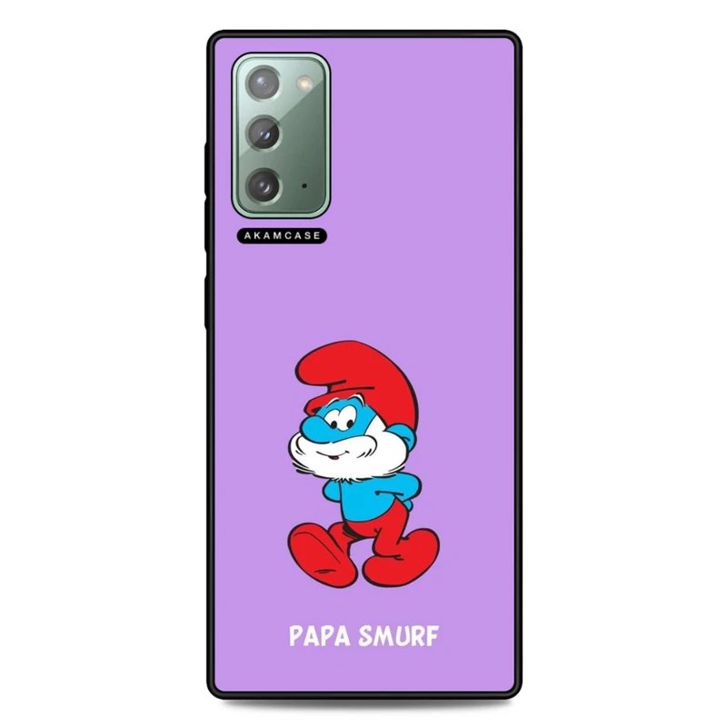 کاور آکام مدل AMC-WSGN20-SMURFS-1 مناسب برای گوشی موبایل سامسونگ Galaxy Note 20