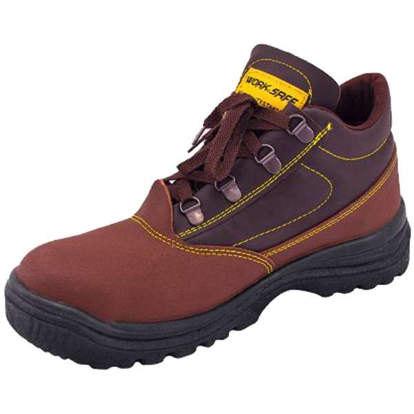 پوتین ایمنی سبلان مدل ورک سیف قهوه ای