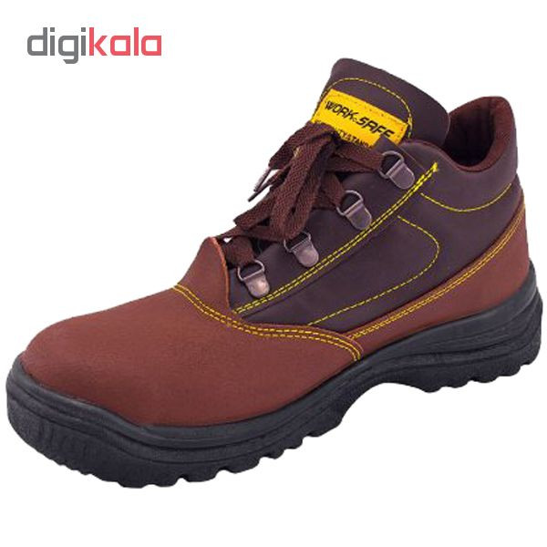 پوتین ایمنی سبلان مدل ورک سیف قهوه ای